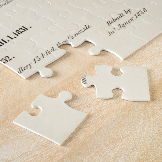  gelijkstroommotor, 1852, teruggezet legpuzzel (Zijkant)