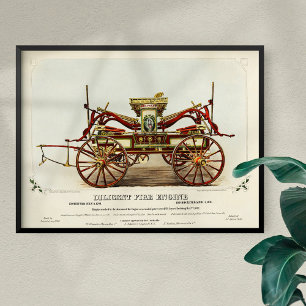 gelijkstroommotor, 1852, teruggezet poster