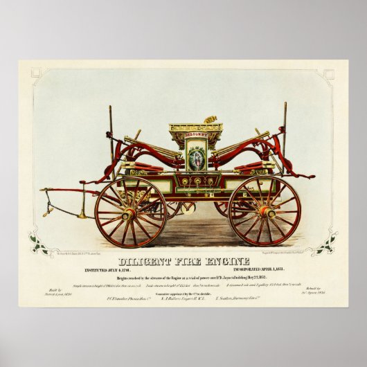 gelijkstroommotor, 1852, teruggezet poster (Voorkant)