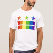 gelijkstroomregenboog t-shirt (Voorkant)