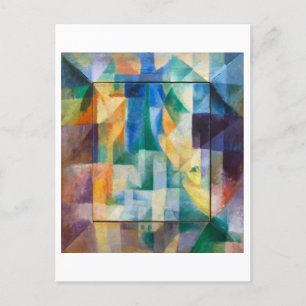 Gelijktijdige ramen Robert Delaunay Briefkaart