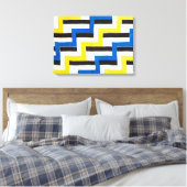 Gelijktijdige verbinding Sonia Delaunay | | Canvas Afdruk (Insitu (Slaapkamer))