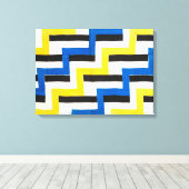 Gelijktijdige verbinding Sonia Delaunay | | Canvas Afdruk (Insitu (Houten vloer))