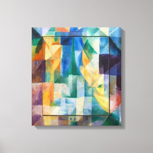 Gelijktijdige Windows | Robert Delaunay | Canvas Afdruk (Voorkant)