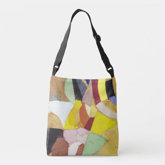 Gelijktijdige zure zonnepannen | Sonia Delaunay | Crossbody Tas (Achterkant)