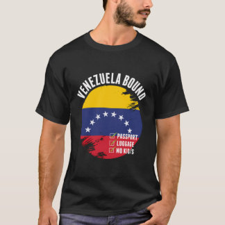 Gelijkvloers met Venezuela Landreizen Venezolaanse T-shirt