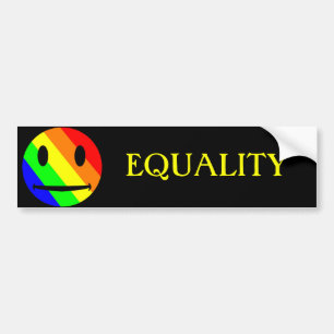 GELIJKWAARDIGE Bumpersticker