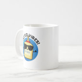 Gelijmde Vibes Grappige Lijmwoordspeld Koffiemok (Voorkant links)