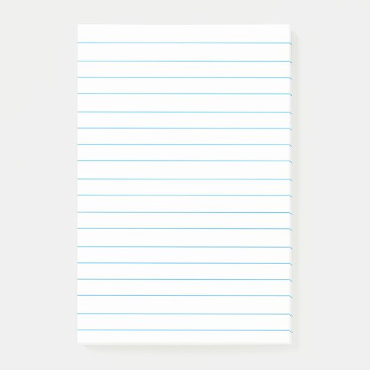 Gelijnd School Notitieboek papier Post-it® Notes (Voorkant)