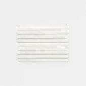 Gelijnde post het merkt op post-it® notes (Voorkant)