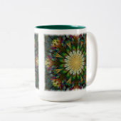 Gelilde ventilator tweekleurige koffiemok (Voorkant rechts)