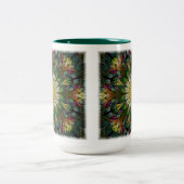 Gelilde ventilator tweekleurige koffiemok (Center)