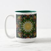 Gelilde ventilator tweekleurige koffiemok (Links)