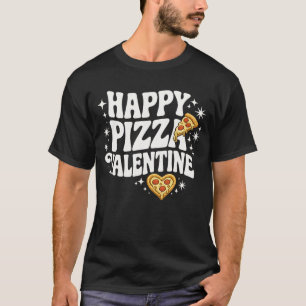 Gelïllustreerde Pizza Valentijn Grappige Pizza Lie T-shirt