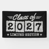 Gelimiteerde Editie Afstudeerklas van 2027 Spandoek (Horizontaal)