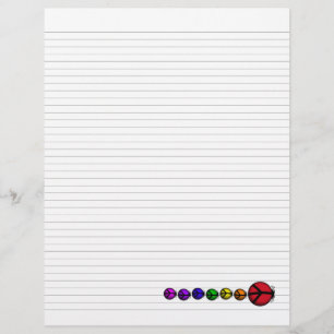 Gelinieerd papier voor binders 21,59 x 27,94 cm Li Flyer