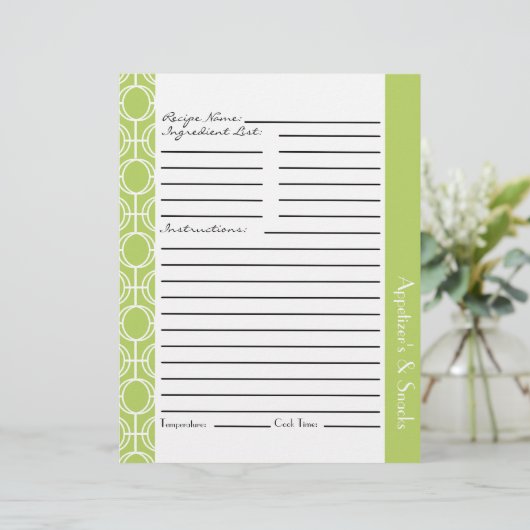 Gelinkte antenneringen — Limoen (Staand voorkant)