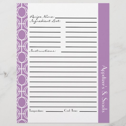 Gelinkte antenneringen — Paars (Voorkant)