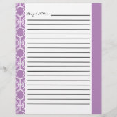 Gelinkte antenneringen — Paars (Achterkant)