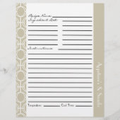 Gelinkte enveloppen met externe ringen - latte (Voorkant)