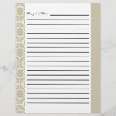 Gelinkte enveloppen met externe ringen - latte (Achterkant)