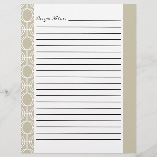 Gelinkte enveloppen met externe ringen - latte (Achterkant)