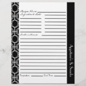 Gelinkte enveloppen voor Eternity Recipe - zwart-w (Voorkant)