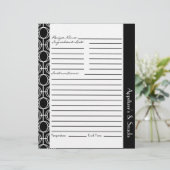 Gelinkte enveloppen voor Eternity Recipe - zwart-w (Staand voorkant)