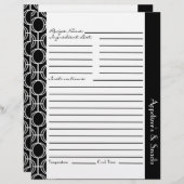 Gelinkte enveloppen voor Eternity Recipe - zwart-w (Voorkant / Achterkant)