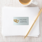 Gelinkte Gouden Hart Retouradres Etiket (Insitu)