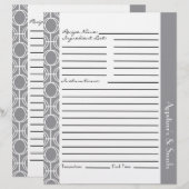 Gelinkte herinneringen — grijs (Voorkant / Achterkant)