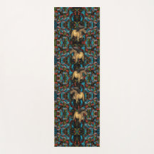 Gelitigeerd paard Art Nouveau Abstract
