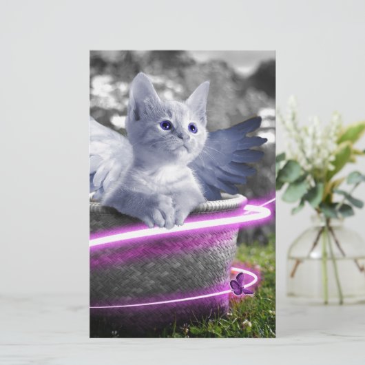 gelkat briefpapier (Staand voorkant)