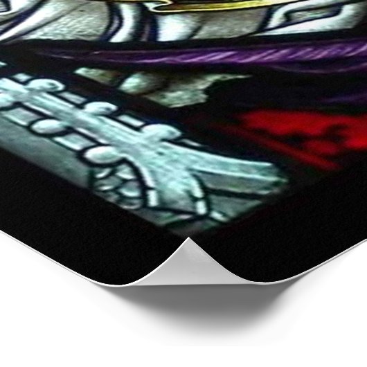 gelkleurd glas poster (Hoek)