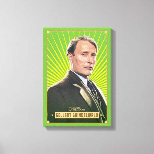 Gellert Grindelwald Character Graphic Canvas Afdruk (Voorkant)