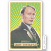Gellert Grindelwald Character Graphic Sticker (Voorkant)