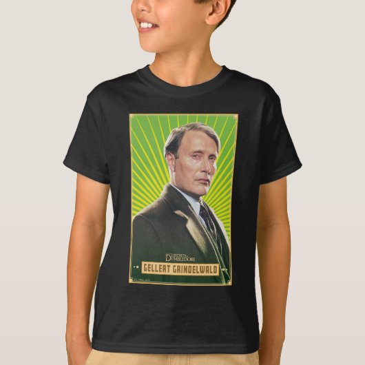 Gellert Grindelwald Character Graphic T-shirt (Voorkant)