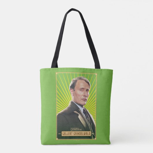 Gellert Grindelwald Character Graphic Tote Bag (Achterkant)