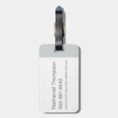 GELLERT GRINDELWALD™ en Barebone-Cartoon Bagagelabel (Achterkant verticaal)