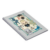 GELLERT GRINDELWALD™ en Barebone-Cartoon Notitieboek (Rechterzijde)