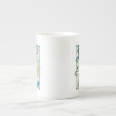 GELLERT GRINDELWALD™ en Barebone-Cartoon Porselein Kop (Voorkant)