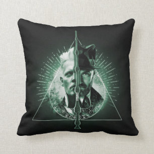 GELLERT GRINDELWALD™ tegenover Dumbledore Kussen