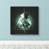 GELLERT GRINDELWALD™ versus Dumbledore Canvas Afdruk (Insitu (Houten vloer))