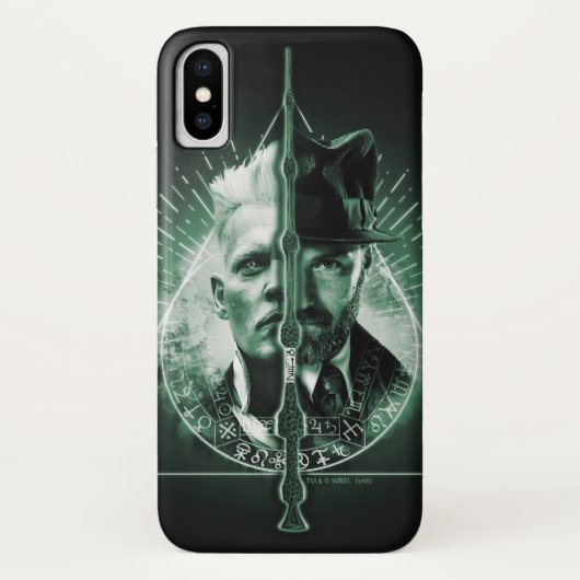 GELLERT GRINDELWALD™ versus Dumbledore Case-Mate iPhone Case (Achterkant)
