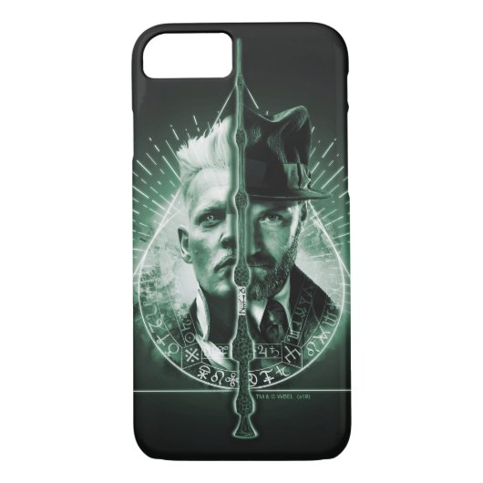 GELLERT GRINDELWALD™ versus Dumbledore Case-Mate iPhone Case (Achterkant)