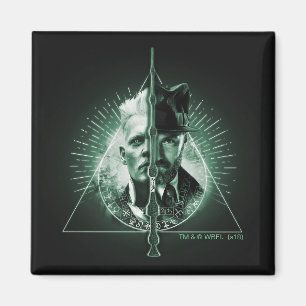 GELLERT GRINDELWALD™ versus Dumbledore Magneet