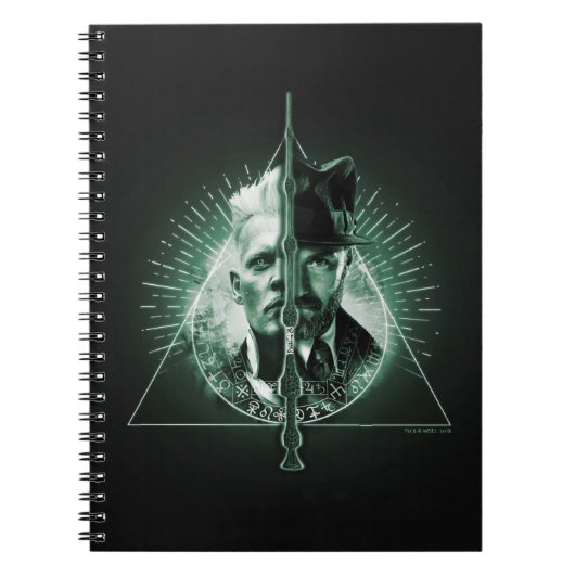GELLERT GRINDELWALD™ versus Dumbledore Notitieboek (Voorkant)
