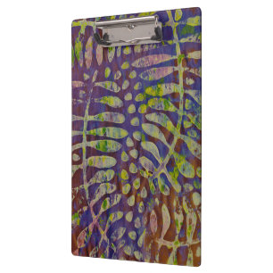 Gelli Print Stencil Abstracte Kunst Klembord