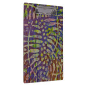 Gelli Print Stencil Abstracte Kunst Klembord (Rechts)