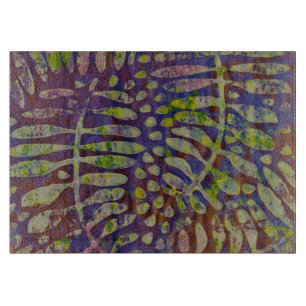 Gelli Print Stencil Abstracte Kunst Snijplank